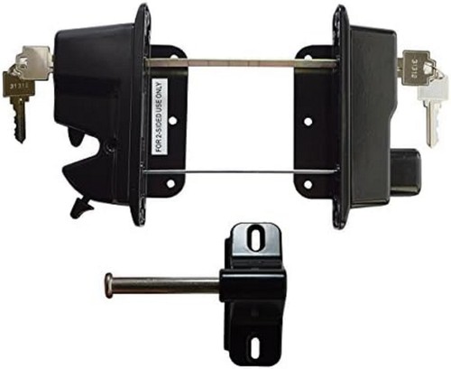 Lockable sided black zinc - lockable, 2-sided