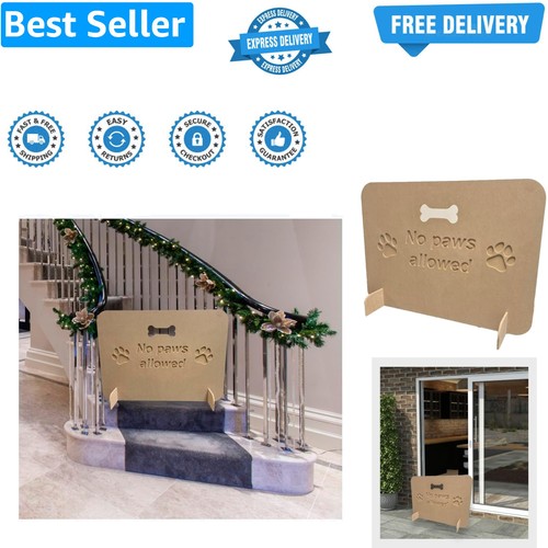 Wooden pet stopper dog - wooden,