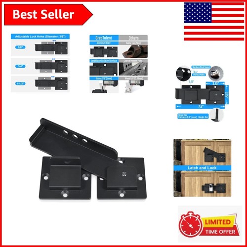 Versatile flip gate latch - 7.5",