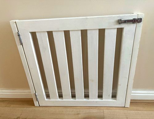 White wooden hardware - white,