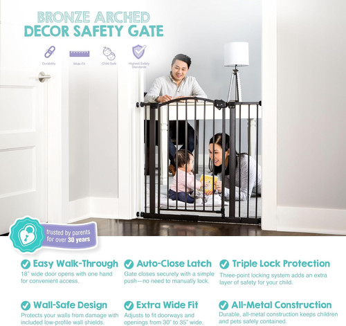 Regalo safety arched baby gate - safety,