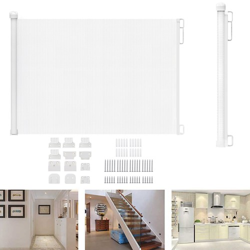Retractable baby gate pet mesh - retractable,